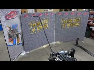 Ercolina Erco Bender 76 Mandrel Bender - bending 1.25" Sch. 40 Pipe to a 3" radius