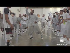 Soul Train Line at Corcoran State Prison!