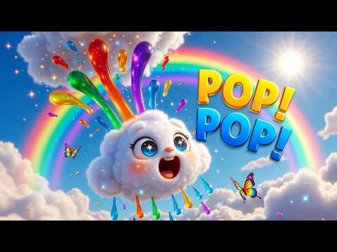 Pop Pop Puffy Pop ☁️ | Cute Cloud Song for Kids