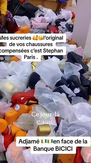 Chaussure compensée Stephane paris#chaussure #chaussurecompensé #abidjan225🇨🇮 #abidjan225 #cotedivoire🇨🇮225😊😊