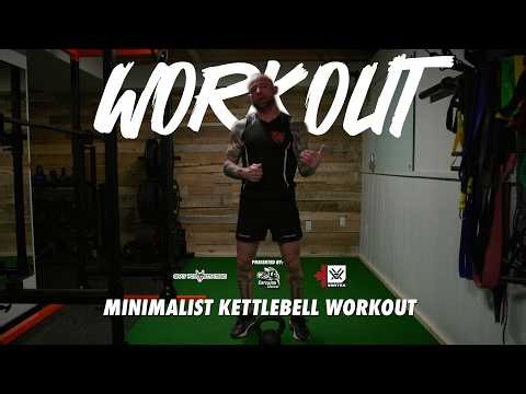 Former JTF2 Assaulter Runs Through Minimalist Kettlebell Home Workout