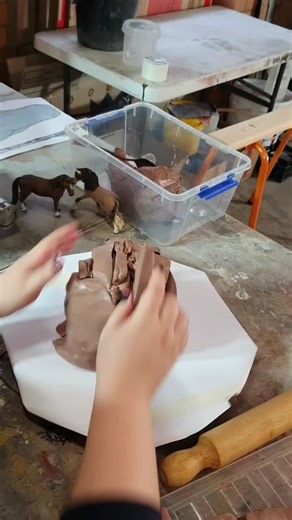 Sculpting a DIY Horse Mask in Monster Clay