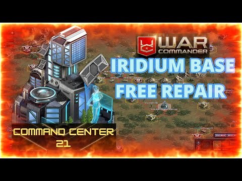 WAR COMMANDER - IRIDIUM BASE IV FREE REPAIR (STEP BY STEP)