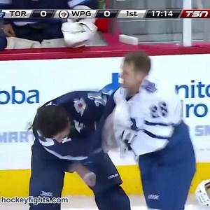 hockeyfights.com/fights/116724 #TOR colton ORR • #LeafsForever 🆚 #GoJetsGo • chris THORBURN #WPG 2013 MAR 12 • #HFrandomizer | hockeyfights.com