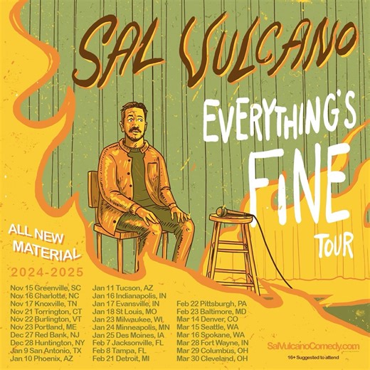 Sal Vulcano: Everything’s Mostly Funny