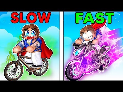 Upgrading SLOWEST to FASTEST Bike in Roblox