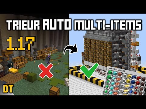 TRIEUR MULTI-OBJETS AUTOMATIQUE, SILENCIEUX : MINECRAFT 1.17 GUIDE