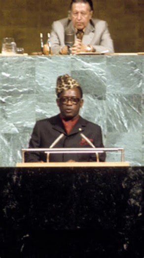 The black man broke his chains and said no to the West, Mobutu's speech at the UN 1973