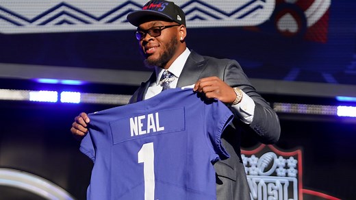 Giants select Evan Neal with No. 7 pick in 2022 draft