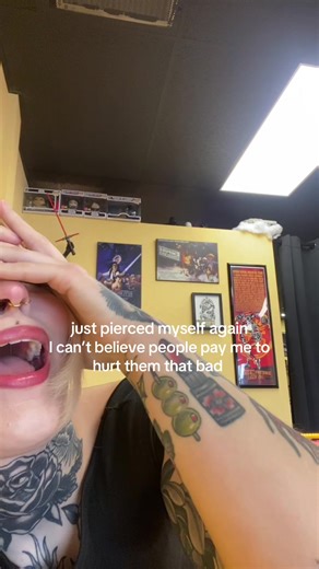 Professional Body Piercer's Self-Piercing