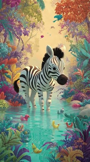 Zara the Baby Zebra’s First Run: Stories for Kids