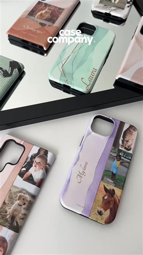 Discover the Blush Collection! Design your own masterpiece with names and photo’s. 📸 | CaseCompany