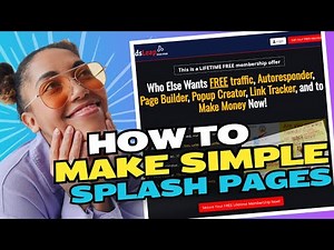 Quick & Easy Way To Make A Splash Page For Pages That Show As Blank or Gray In Frames