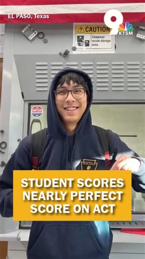 KTSM 9 News on Instagram: "A junior at IDEA Edgemere College Preparatory, scored a nearly perfect score on the ACT, placing him in the top 1%. He balances academics with basketball and aims to study computer engineering at MIT or Stanford. Read more about this story by heading to the link in our bio."