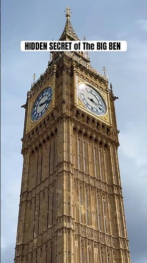 HIDDEN SECRET of The BIG BEN😰| The Biggest LIE of LONDON🇬🇧Explained - Fact 01