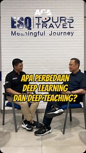 APA PERBEDAAN DEEP LEARNING DAN DEEP TEACHING? Deep Teaching adalah kemampuan mengajar secara mendalam, di mana guru mampu menggali potensi siswa untuk berpikir lebih mendalam, menemukan pola baru, hingga menciptakan terobosan baru. Guru yang memahami Deep Teaching dapat memicu intelektualitas, emosionalitas, dan spiritualitas siswa melalui pertanyaan-pertanyaan yang tepat. Sebaliknya, Deep Learning adalah kemampuan belajar secara mandiri. Di zaman ini, siswa sudah bisa belajar sendiri melalui t