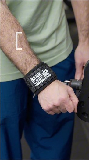 How to use the BEAR GRIP Wrist Cuff. #beargrip #fitness #bodybuilding