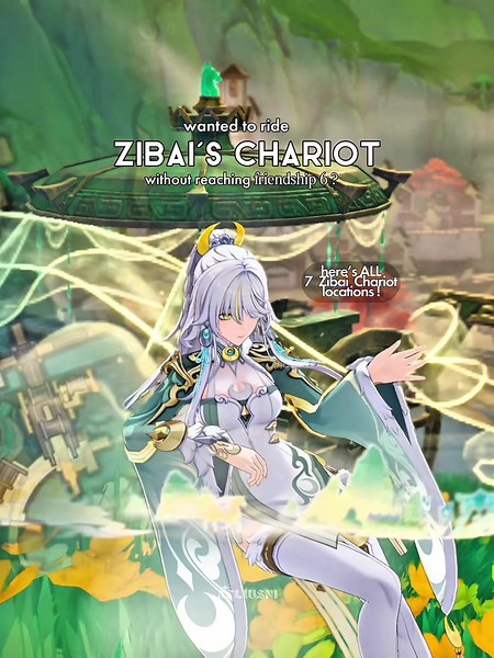 Zibai Chariot Location Guide in Genshin Impact