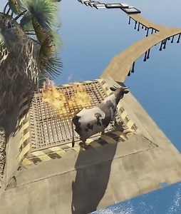cow climbing tree GTA 5 #Shorts #gta | BD WE GAMER