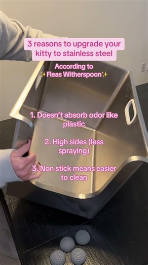 The list goes on and on #litterboxsetup #litterboxhack #stainlesssteellitterbox #litterboxhack