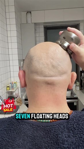 Smooth Scalp Massage for Perfect Bald Grooming