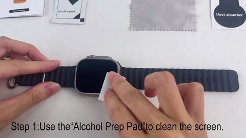 LϟK 2 Pack for Apple Watch Ultra 3/2 / Ultra Screen Protector 49mm - 9H Tempered Glass + Titanium Alloy Frame [Stay Original] Waterproof HD Glass Film for iWatch Ultra 49mm, Black