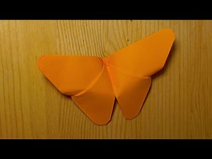 How to Make an Easy Origami Butterfly in only 2 Minutes | Step-by-Step Tutorial