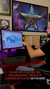 1.4K views · 57 reactions | Part 2 of the C5 project: a quick look at what goes into turning a rough scan into a usable 3D model Video/edit: @adamgilley #starrcreations #usbody #creaform #3dscan #3Dmodeling #3dmodel #customcar #howto #make #design | Starr Creations | Facebook