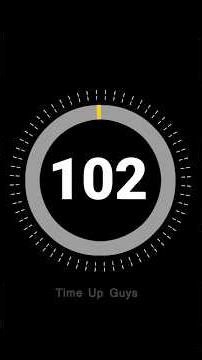⚡ 102 Second Timer | Stay Focused, Stay Fast!
