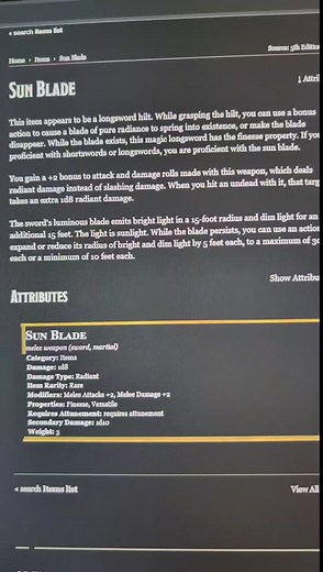 Sun Blade in arcane engineering! ideally the circuit is printed on the handle but I clearly can't draw to save my life. any ideas on what item to make next? #arcaneengineering #dndscience #dndtiktok #dnd