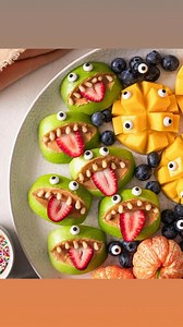 4K views |  Fruity Fun with a Spooky Twist!  Healthy, colorful,...