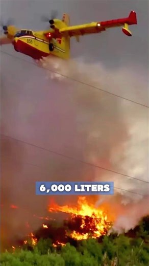 How Firefighting Planes Refill in Seconds 🔥🤯