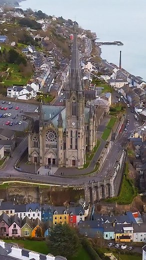 The Cathedral Church of St. Colman, usually known as Cobh Cathedral, or previously Queenstown Cathedral, is a single-spire cathedral in Cobh, Ireland. It is a Roman Catholic cathedral and was completed in 1919. #cobh #stcolmanscathedral #cathedral | Visit_Ireland_