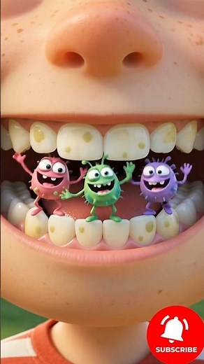 What Happens If You Don't Brush Your Teeth for 10 Days? 😱🦷#KidsCartoon #KidsLearning