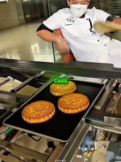 Inside a bakery where simple dough is transformed into beautiful cakes with unique patterns ❤️