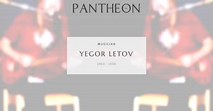 Yegor Letov Biography | Pantheon
