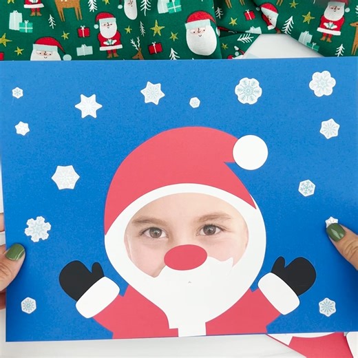 3.1K views · 67 reactions |  Photo Santa Craft ✂️ Get the template on the blog | Simple Everyday Mom | Facebook