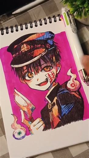 On Spotlight on Instagram: "drawing Hanako 🎨: @titikomaaaa_ #hanako #hanakokun #tbhk #toiletboundhanakokun #drawing #animeart"