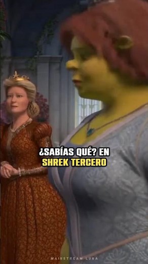 ¿Sabías qué? En SHREK TERCERO... #shorts