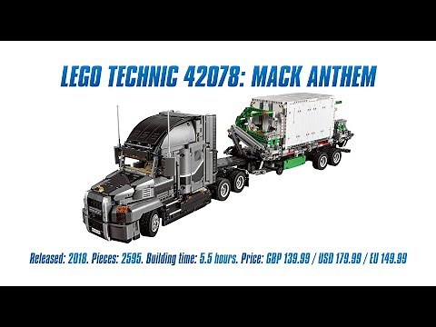 LEGO Technic 42078: Mack Anthem In-depth Review & Speed Build [4K]