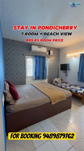 Global Booking Tech on Instagram: "Best couple & family stay in Pondicherry #pondicherrydiaries #Pondy #rooms #couplefriendly #BudgetStay #pondyrooms Book your stay today. 📍 Pondicherry, India 📞9790310344 call for booking Best Hotels in Pondicherry Top Resorts in Pondicherry Budget-Friendly Stays in Pondicherry Luxury Accommodations in Pondicherry Beachfront Hotels in Pondicherry Pondicherry Hotel Reviews Affordable Hotels in Pondicherry Pondicherry Homestays Family-Friendly Hotels in Pondiche