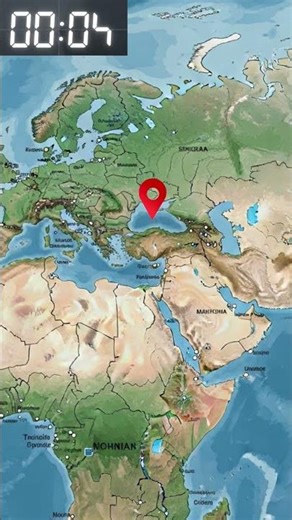 Sea Map Challenge 🌊 | Can You Identify These Seas? #geographyquiz #facts #competitiveexams