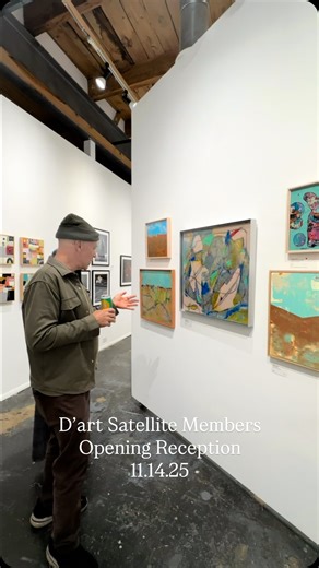 We had a fantastic opening reception for our D’Art Satellite Member Show, featuring artists from seven states and across Colorado. “Between Here and There” is on view through November 30. Don’t miss the chance to see it. | Dart Gallery Denver