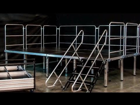 PROFLEX STAGING Indoor/Outdoor Portable Stage System @ StageDrop.com