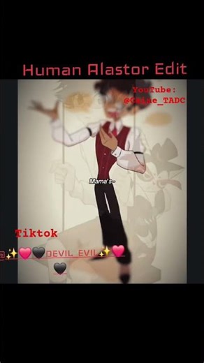 Human Alastor Edit!♡ #capcut #tiktok #Humanalastor Should I come back?◇ @SUNSET_RISING2026