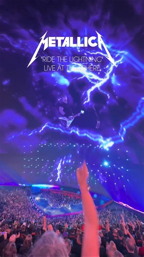 Metallica - "Ride the Lightning" live at The Sphere #metallica #thrashmetal #heavymetal #metal #80s