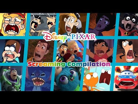 Disney• Pixar Cartoons Screaming Compilation | by ‪@OPandTSFan‬
