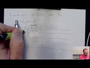 Truth Table with Conditional Example
