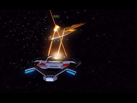 Bridge Commander: Steamrunner vs Ferengi Marauder, both ways