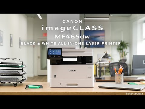 Canon imageCLASS MF465dw: Black & White Multifunction Laser Printer